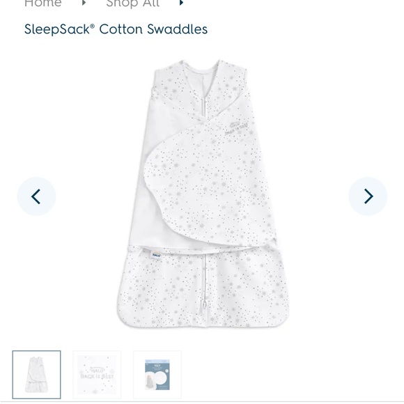 Halo Pajamas Halo Sleep Sack Swaddle With Easy Velcro Closure And